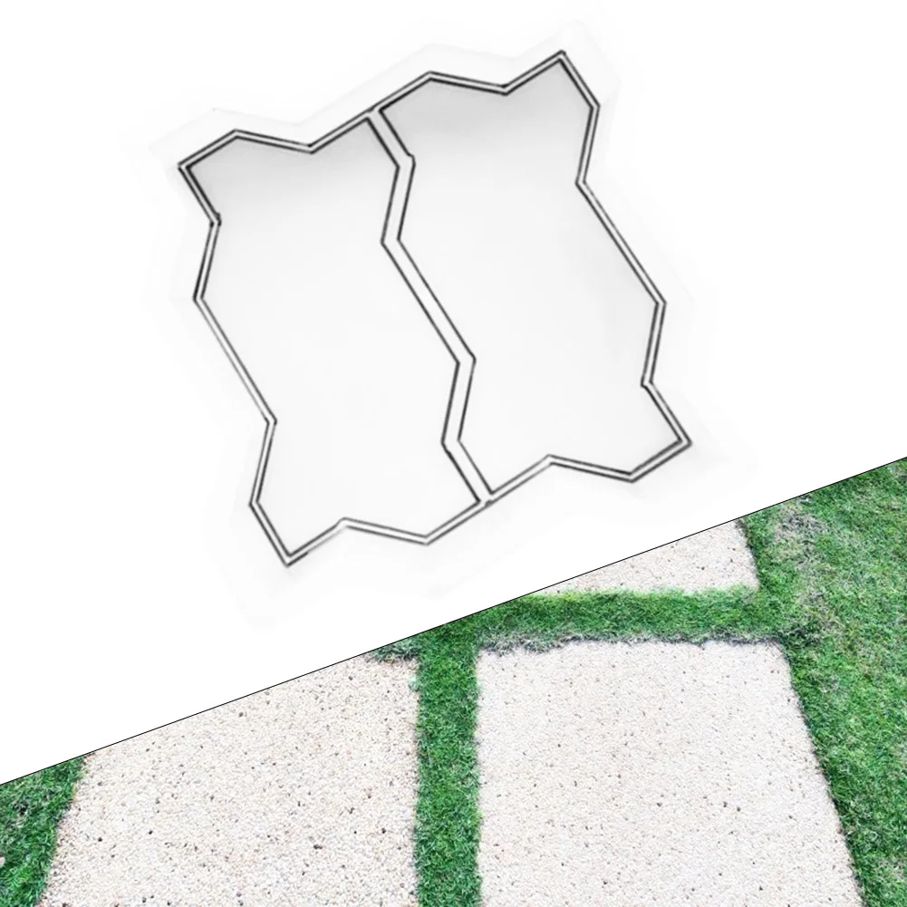 DIY Path Lawn Paving Cement Brick Garden Stone Road Concrete Pavement Tool