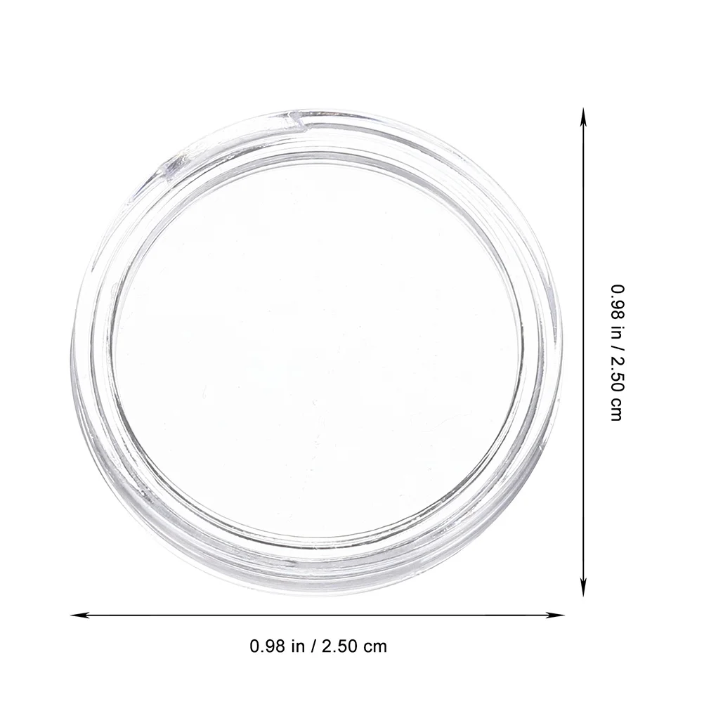 

200 Pieces Coin Collection Box Clear Acrylic ganizer Storage Case for Collectors Coin Holders Capsules Display