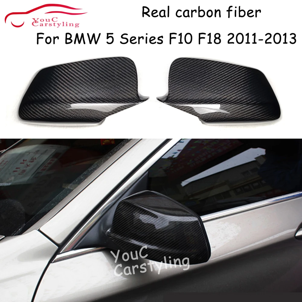 

F10 Carbon Fiber Mirror Cover For BMW 5 Series F10 F18 Pre-Lci 2011-2013 Replacement Style Mirror Caps Side Door Mirror Cover