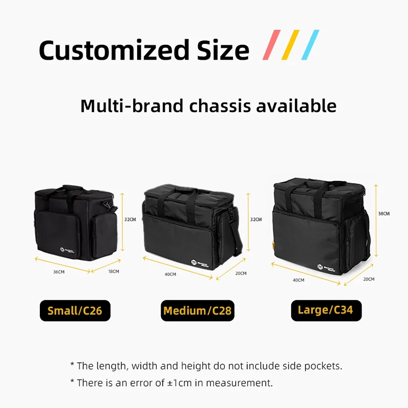 Imagem -03 - Terno Hostbag Personalizado para Viagens de Mão Alça de Ombro Bolsa para Computador Mochila Principal C24 C26 C28 c Plus Max C34 C34plus