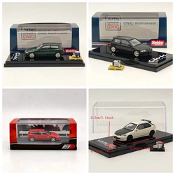 1:64 for Civic Type-R (EK9) / (EG6) Sir-S /Initial D Diecast Models Car Collection Auto Gift