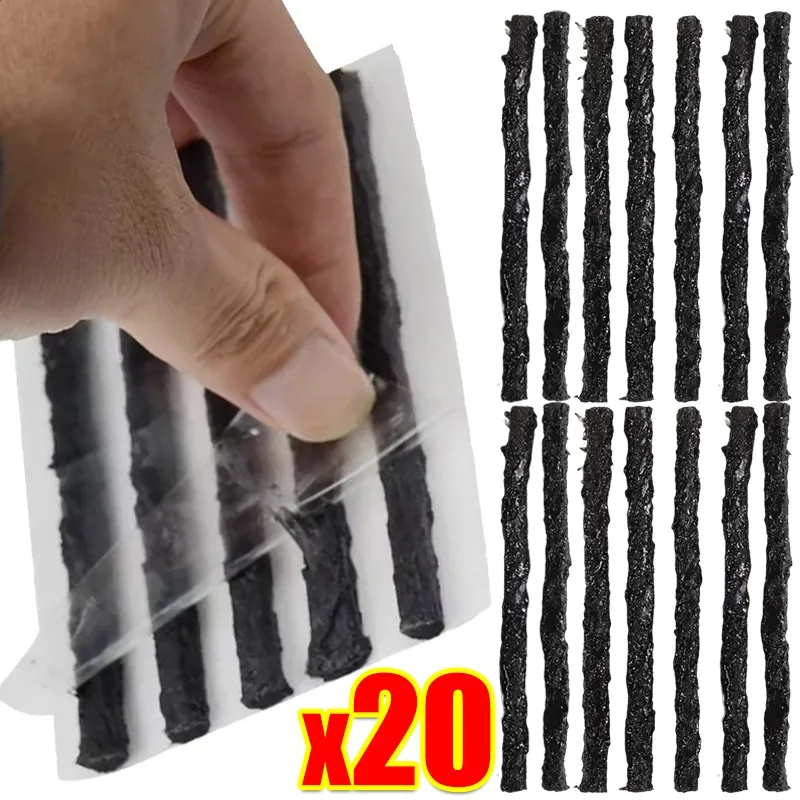 Tubeless Tire Repair Strips Wheel Car Motorcycle Bike Tyre Puncture Repairing Plug Seal Tools Rubber Strip Tires Repair Tool