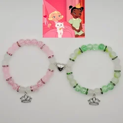 Set of 2 Matching Cartoon Bracelets Tiana and Lottie