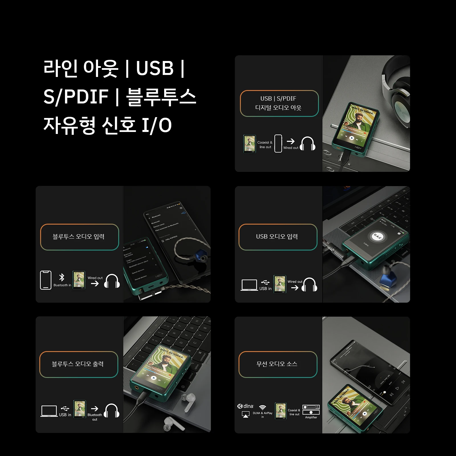 HiBy R3 Pro II / Gen 2 HiFi MP3 음악 플레이어 USB DAC 헤드폰 앰프 CS43198*2 OPA1622*4 4000mAh 480mW …
