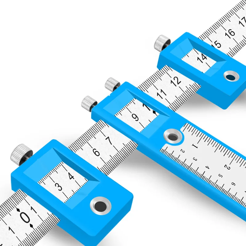 Localizador de agujeros de perforación para carpintería, manija de puerta de cajón de armario, instalación de apertura, herramienta Manual de posicionamiento multifunción