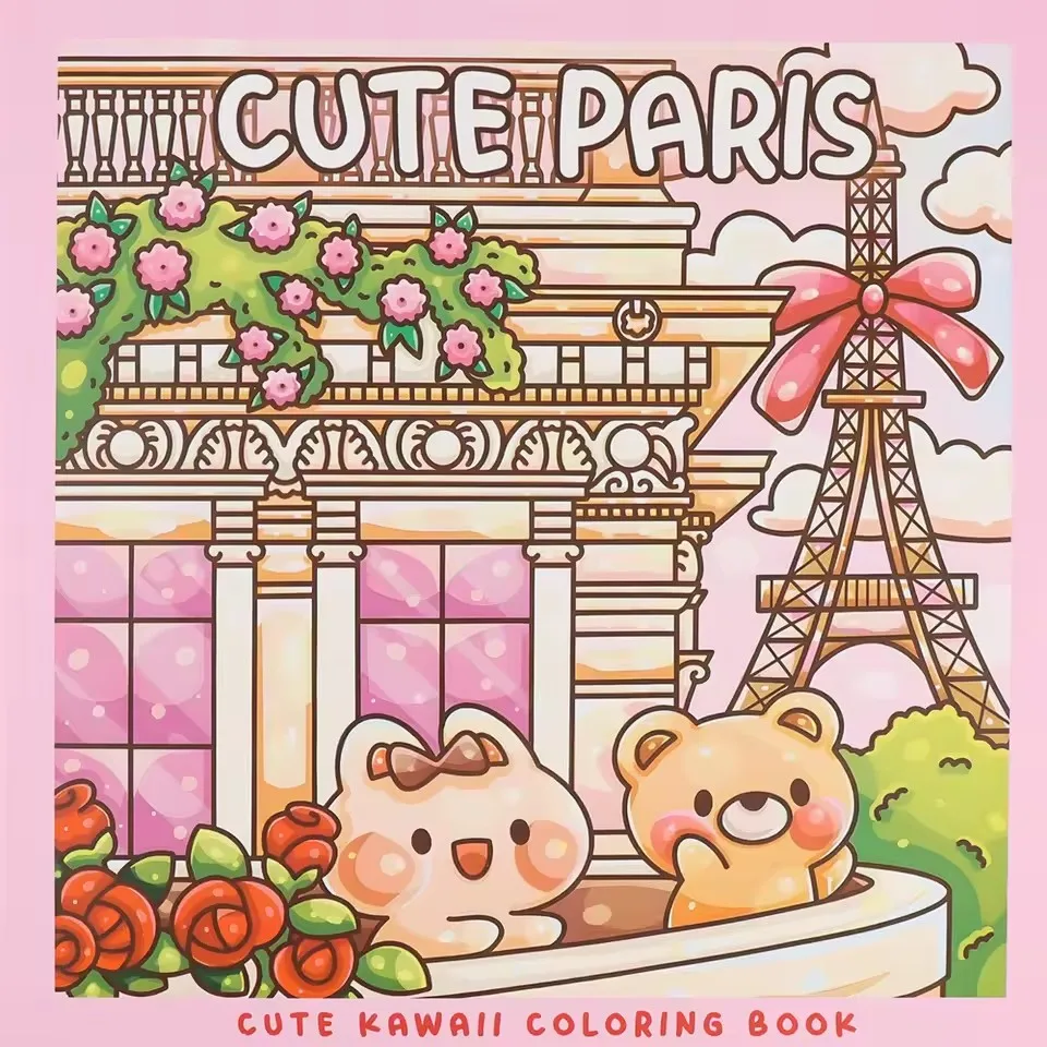 Halloween Spectre Coloring Book Spooky Cutie Coloring Book for Adults and Teen Featuring Adorable Hygge Creatures Painting Gif