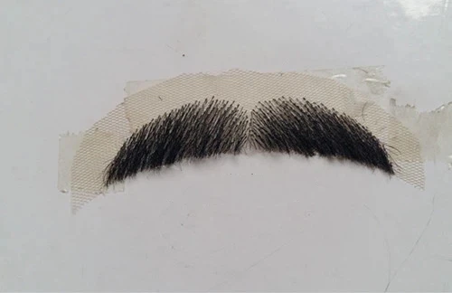 اللحية وهمية مقلد الشارب الدعامة مخصص يدوية أنيمي تأثيري اكسسوارات أسود شاحب أبيض شارب اللحية فيلم حفلة Pr #3