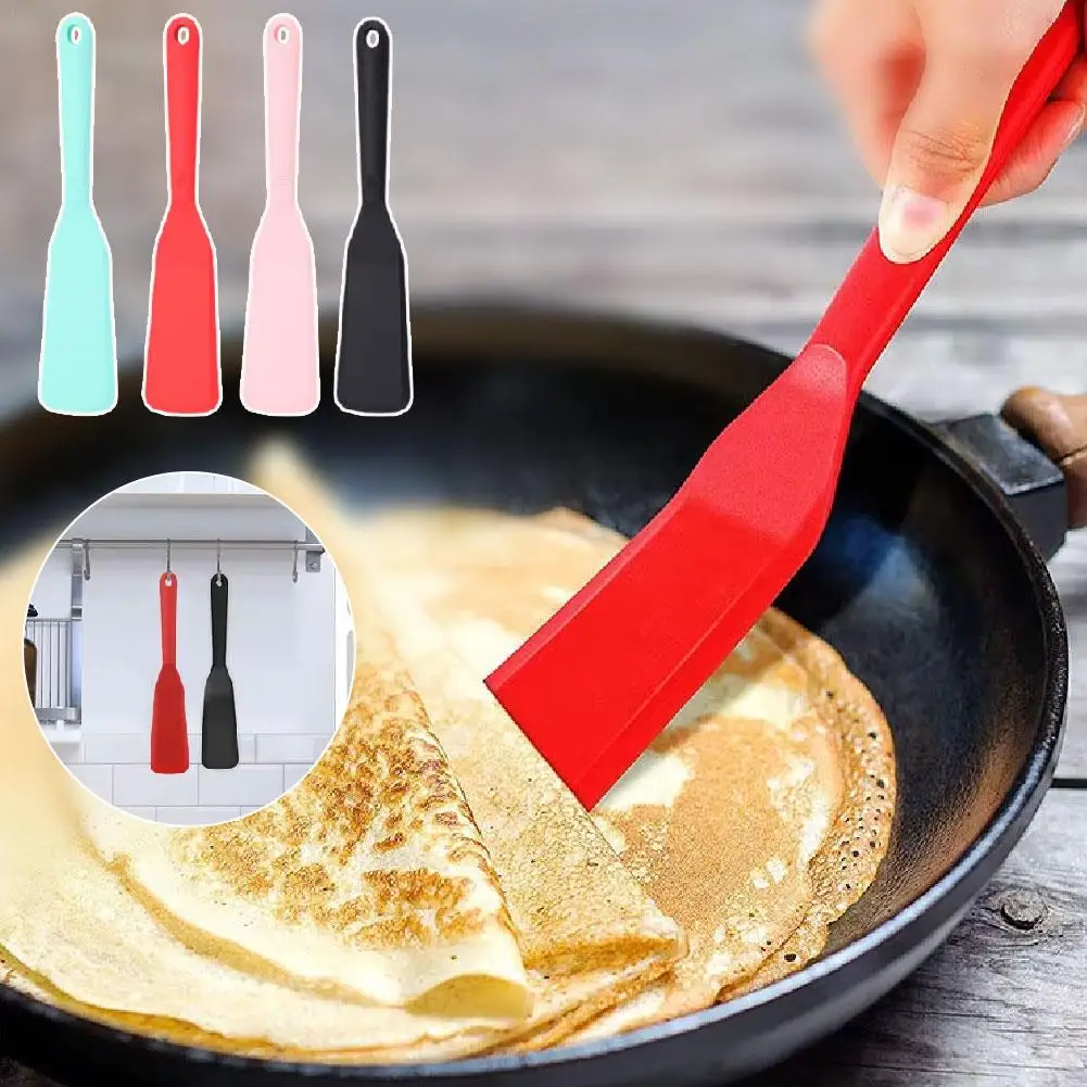 Utensili da cucina Spatola per biscotti in silicone Materiale sicuro Mini cottura Spatola piccola Padella antiaderente Spatola per biscotti Spatola per friggere le uova