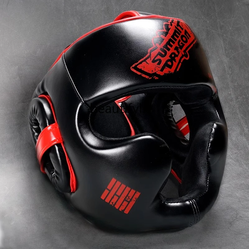 

Boxing Helmet Taekwondo Protector Head Protector Adult, Sanda Muay Thai Training Helmet