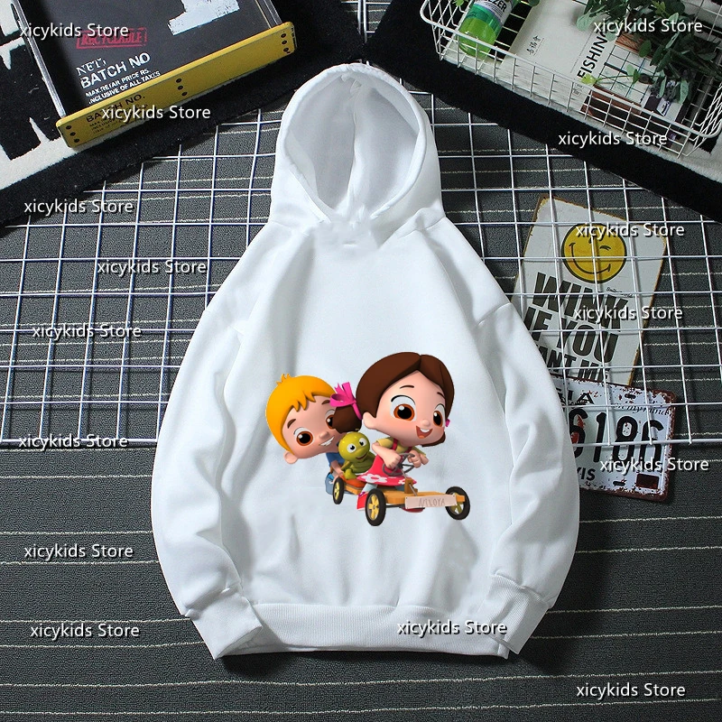 2022 New Girls Hoodies Niloya Musician Cartoon Print Spring Autumn Winter Kids Long Sleeve Sweatshirt Fashion baby Hoodies