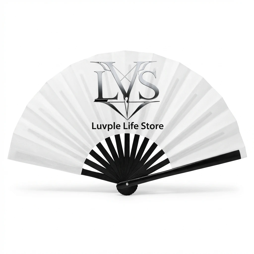 Customizable Folding Fan | Single/Double-Sided Print | Personalized Design for Flamenco Dance, Weddings & Events
