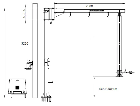 Awovolift Safe Manual Handling Sack Lifting Machine Pneumatic Vacuum Tube Lifter System for Food Packaging Box Bag Bucket