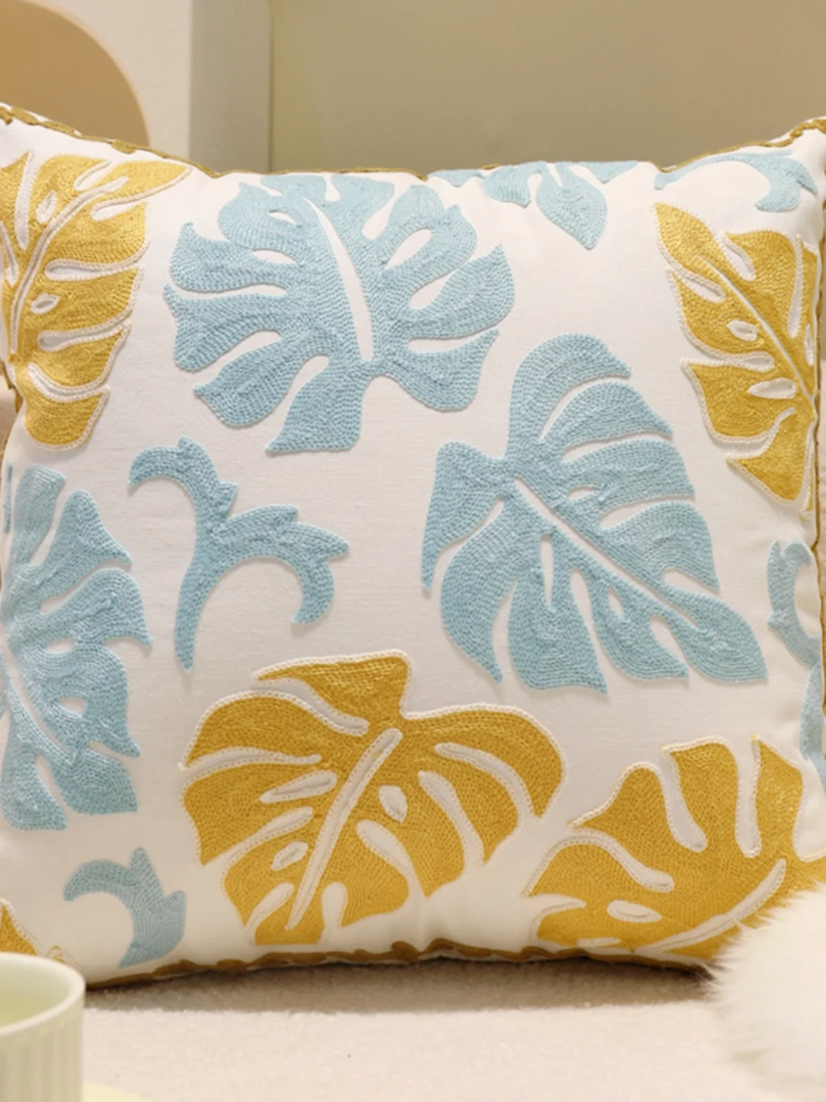 Retro American Countryside Style Sofa Living Room Luxury Pillow Cover Sample Room without Core Pillow Case for Couch