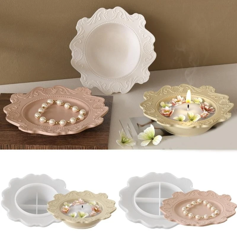 

XXFD Multifuntional Silicone Mold Unique Trays Moulds Home Decors Tray Mold