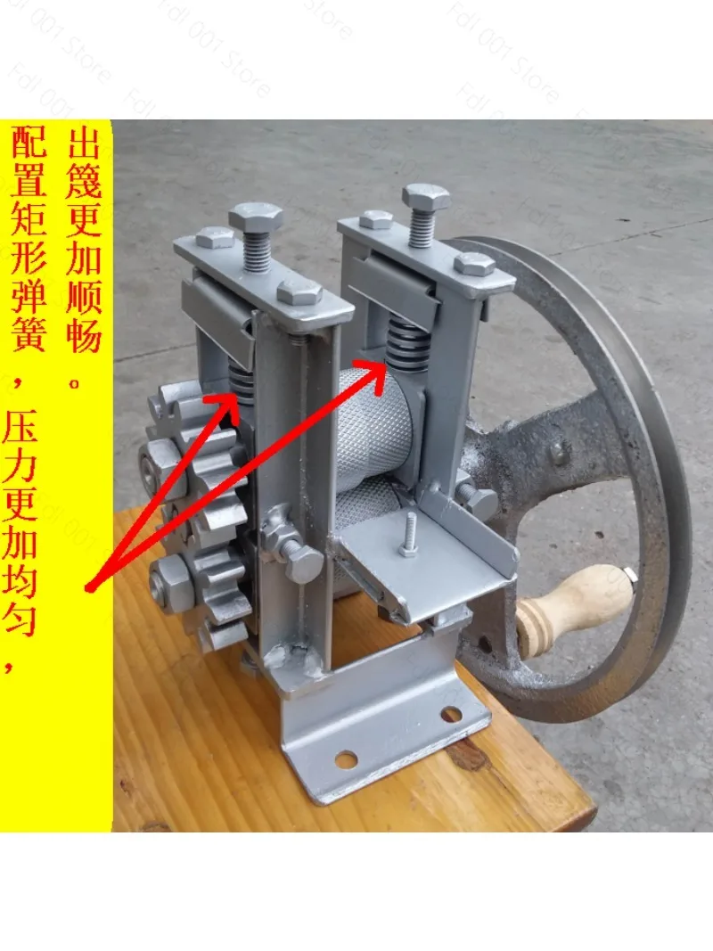 2026 Manual bamboo strip making machine hand-cranking strip machine  chip separator strip opener  rope processing