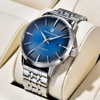 Reloj mecánico PAGANI DESIGN de estilo clásico para hombre, movimiento de gaviota, relojes de negocios automáticos impermeables de acero inoxidable para hombre