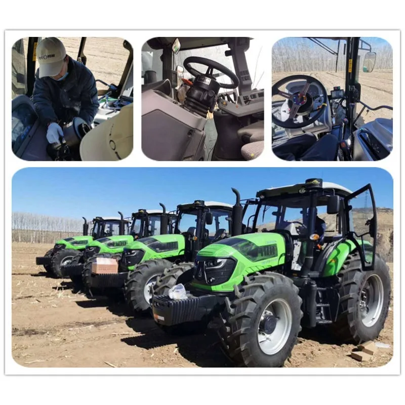 4th Gen Electric Steering Motor for Precision Agriculture - 12V/24V 7Nm 100rpm Autopilot Motor for Tractor