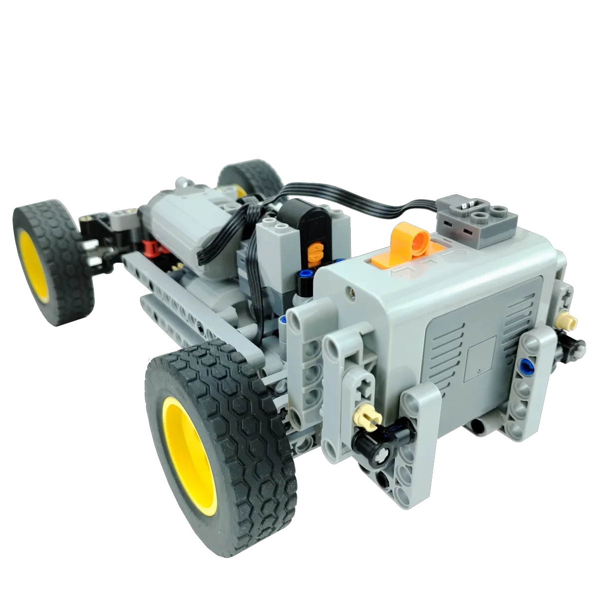 Technical building block RC Car Kids toy DIY Bricks MOC Professional Four Wheel Drive 4WD Differential Mechanism Dual Motor