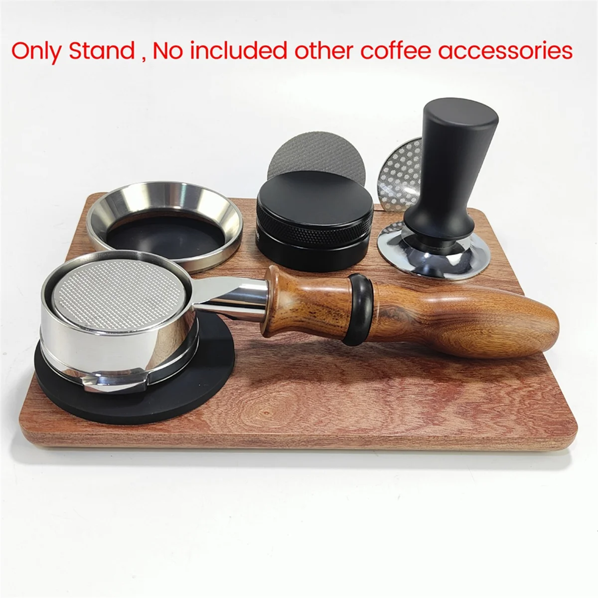 

Coffee machine accessories Coffee Machine Handle Matching Utensil Storage Bracket Coffee Wooden Support Base
