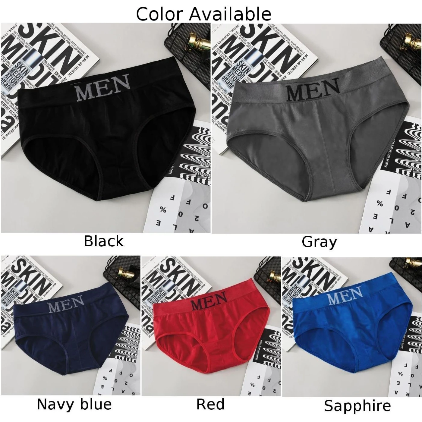 남성용 브리프 속옷, 데일리 섹시 반바지, 부드러운 스포츠 스트레치 끈 팬티 트렁크, 비키니 언더팬츠, 통기성, 편안함
