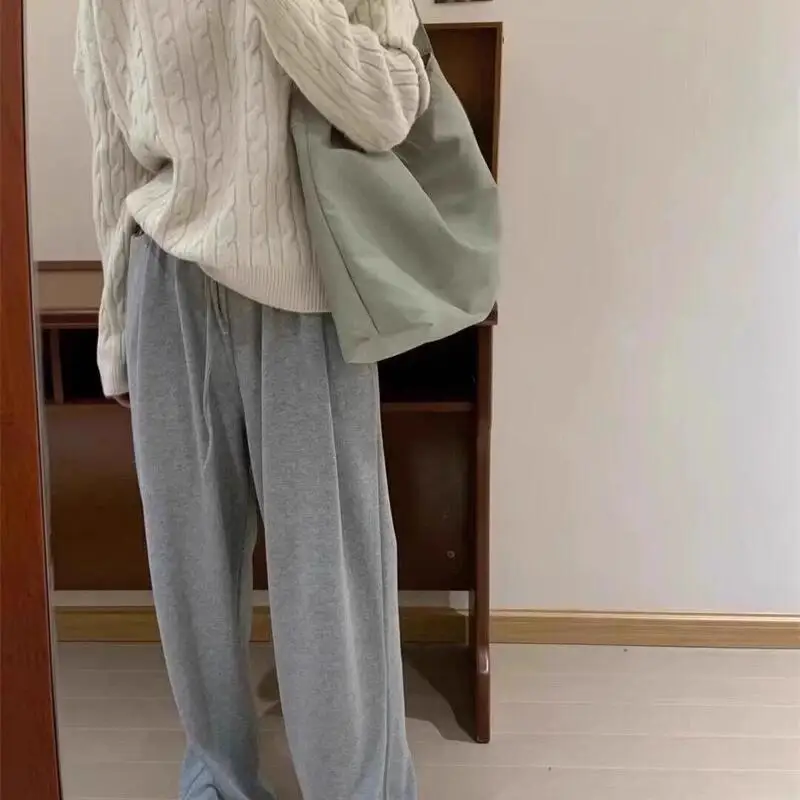 

Женская одежда, свитер с капюшоном, свободный универсальный трикотаж с капюшоном, осенне-зимние новые топы с длинными рукавами, сохраняющие тепло, удобные