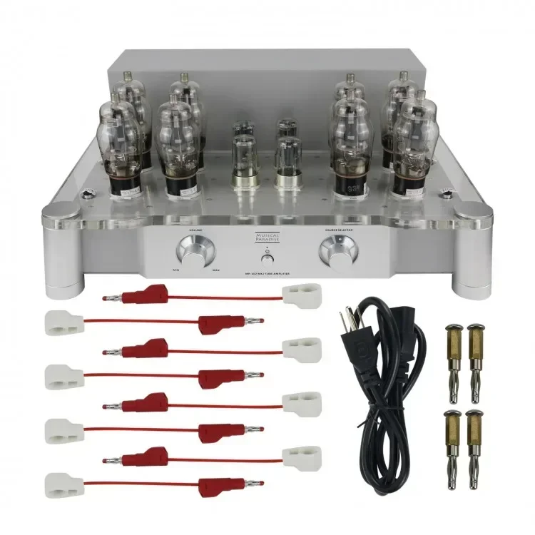 Hot SalesMusical Paradise Amp MP-402 MK2 Vacuum Tube Power Amplifier FU25 Tube Amp Output 70Wx2