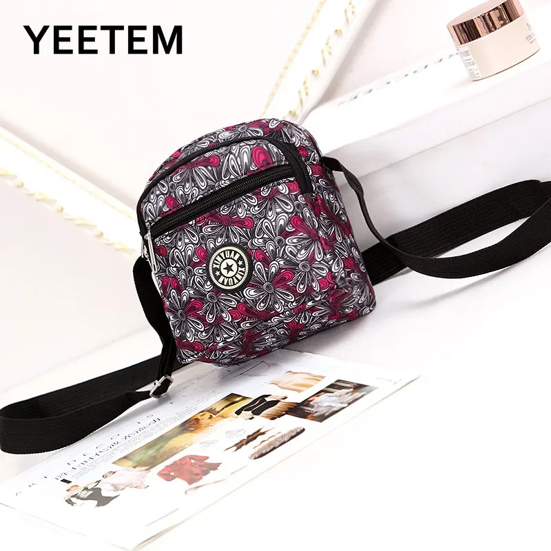 Women's Canvas Single Shoulder Bag New Nylon Leisure Cross Small Bag Manufacturer Wholesale Korean Multi-layer