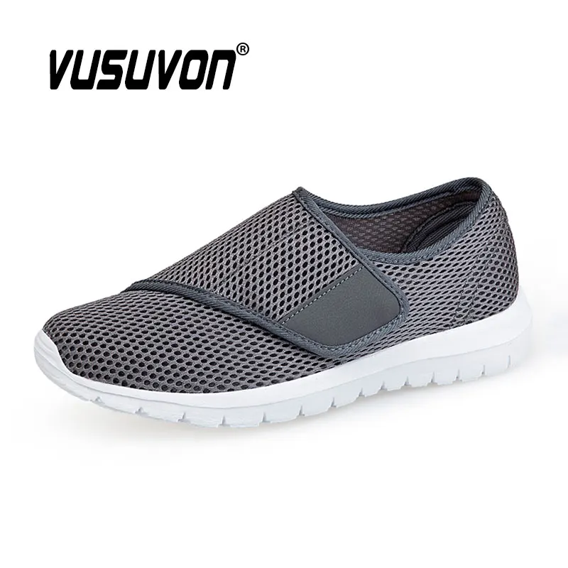 Men Walking Shoes Women Breathable Jogging Fashion Mesh Black Summer Spring Black For Casual Slip-On Loafers Size 36-45