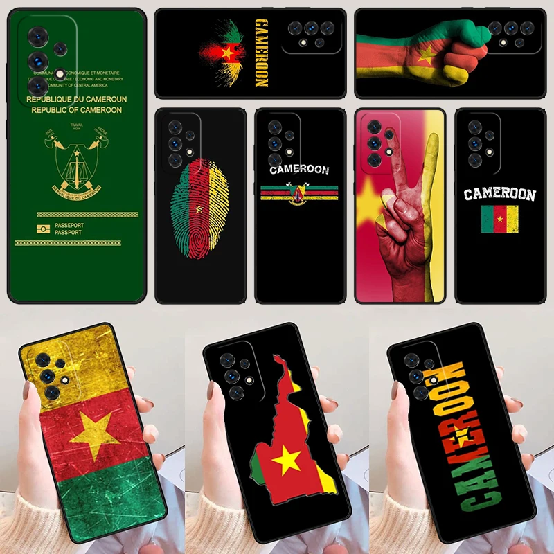 Republic of Cameroon Flag For Samsung A52 A72 A73 A20e A21S A50 A70 A11 A12 A42 A31 A40 A51 A71 A32 A80 A91 Phone Case Cover