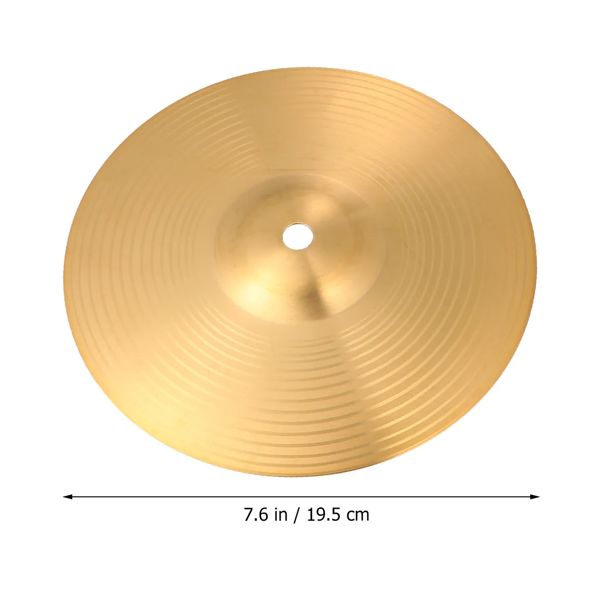 Drum Cymbal Brass Traditional Finish High Hardness Resistant Deformation Professional Versatile Percussion Musical Instrument
