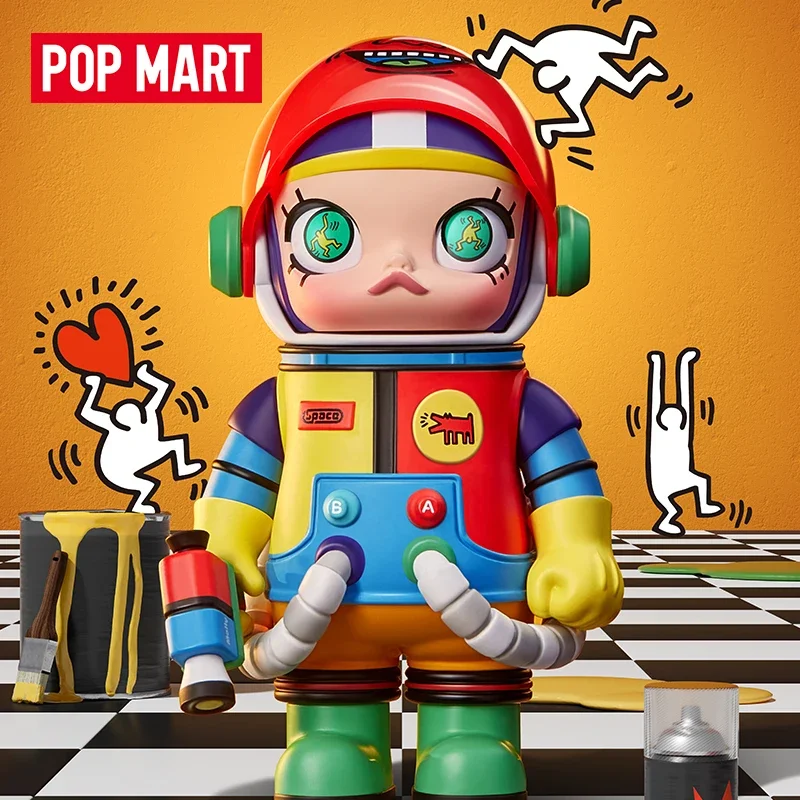POP MART MEGA COLLECTIE 100% SPACE MOLLY SERIE Echte Blind Box Mystery Box Guess Bag Speelgoed Pop Leuke Anime Figuur Desktop