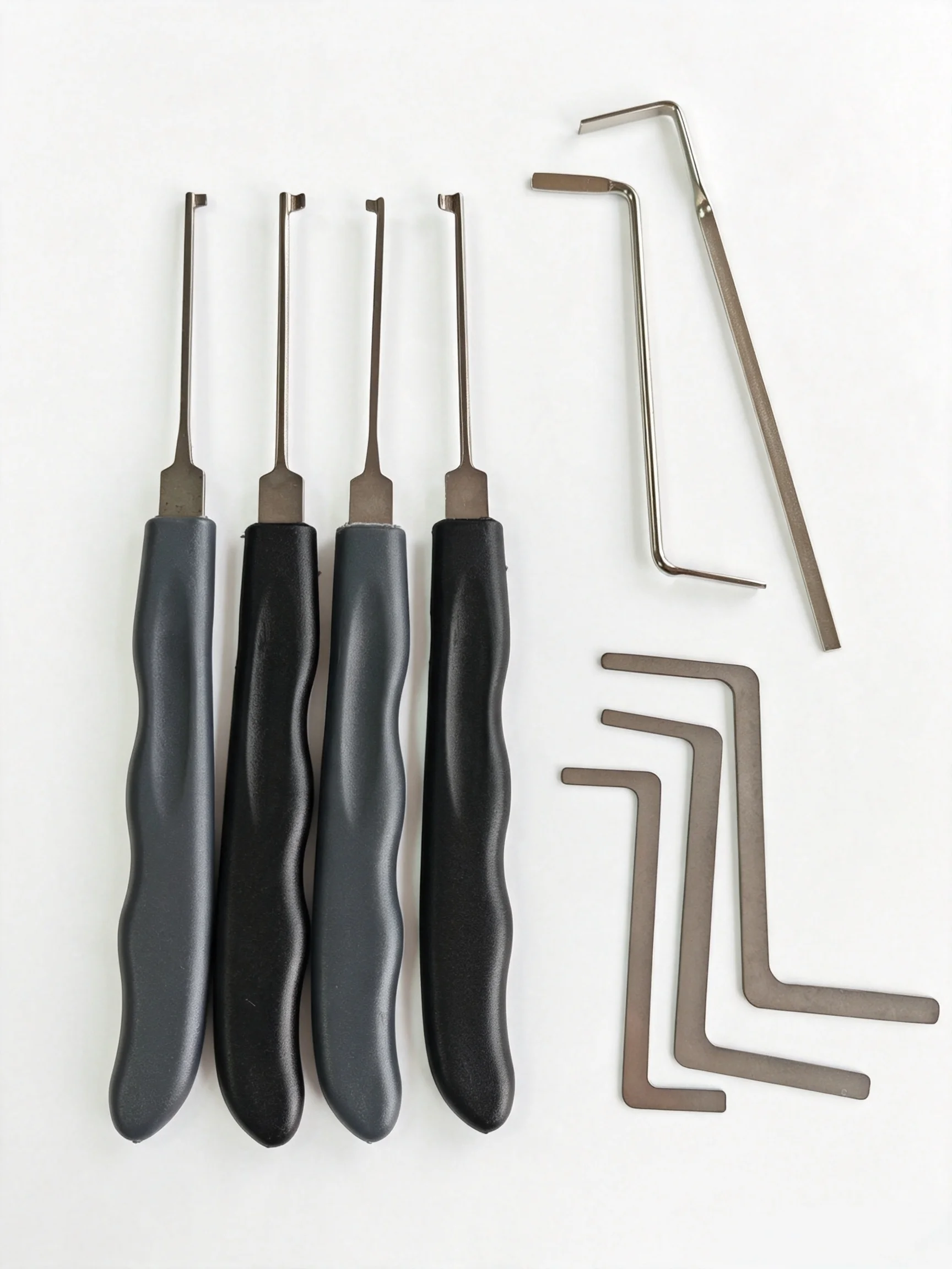 Professional Stainless Steel Lock Pick Set DIY Locksmith Hand Tools Kit with Broken Key Extractor And Removal Hooks