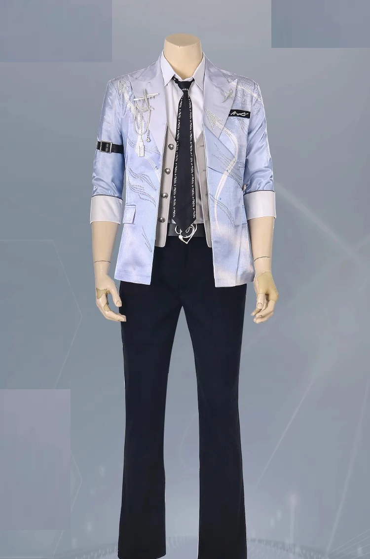 เกมความรักและ Deepspace Caleb วันเกิดคอสเพลย์ No-Return Night เครื่องแต่งกายผู้ใหญ่เสื้อแจ็คเก็ตกางเกงชุด Cos แสดง