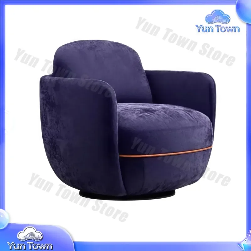Permanent Modular Modern Casual Sofa Chair in Velvet Fabric for Living Room Furniture