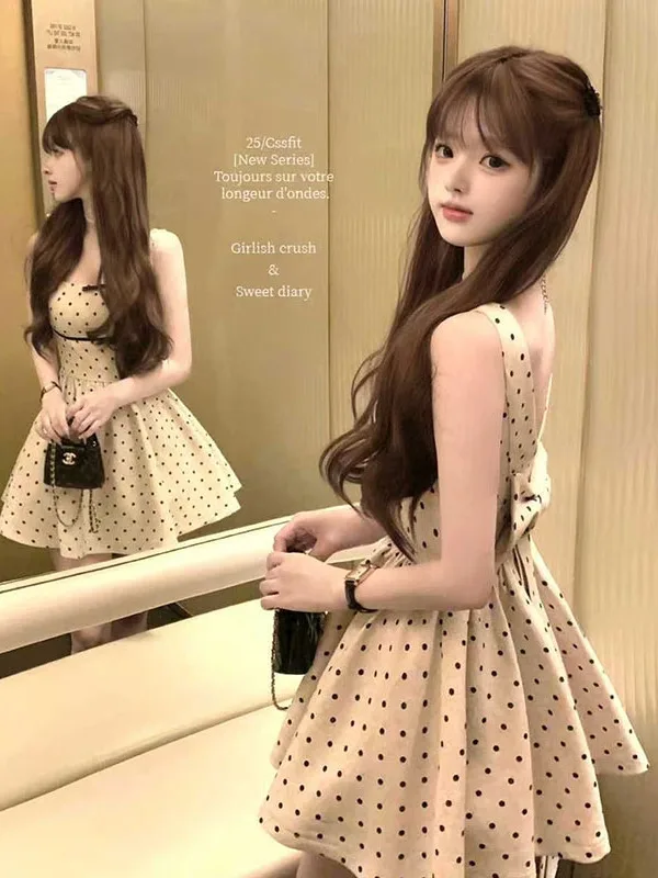 

Юбка Svel ort, жилет Dr, женская модная корейская юбка трапециевидной формы с высокой талией, летняя повседневная одежда Dr Knot