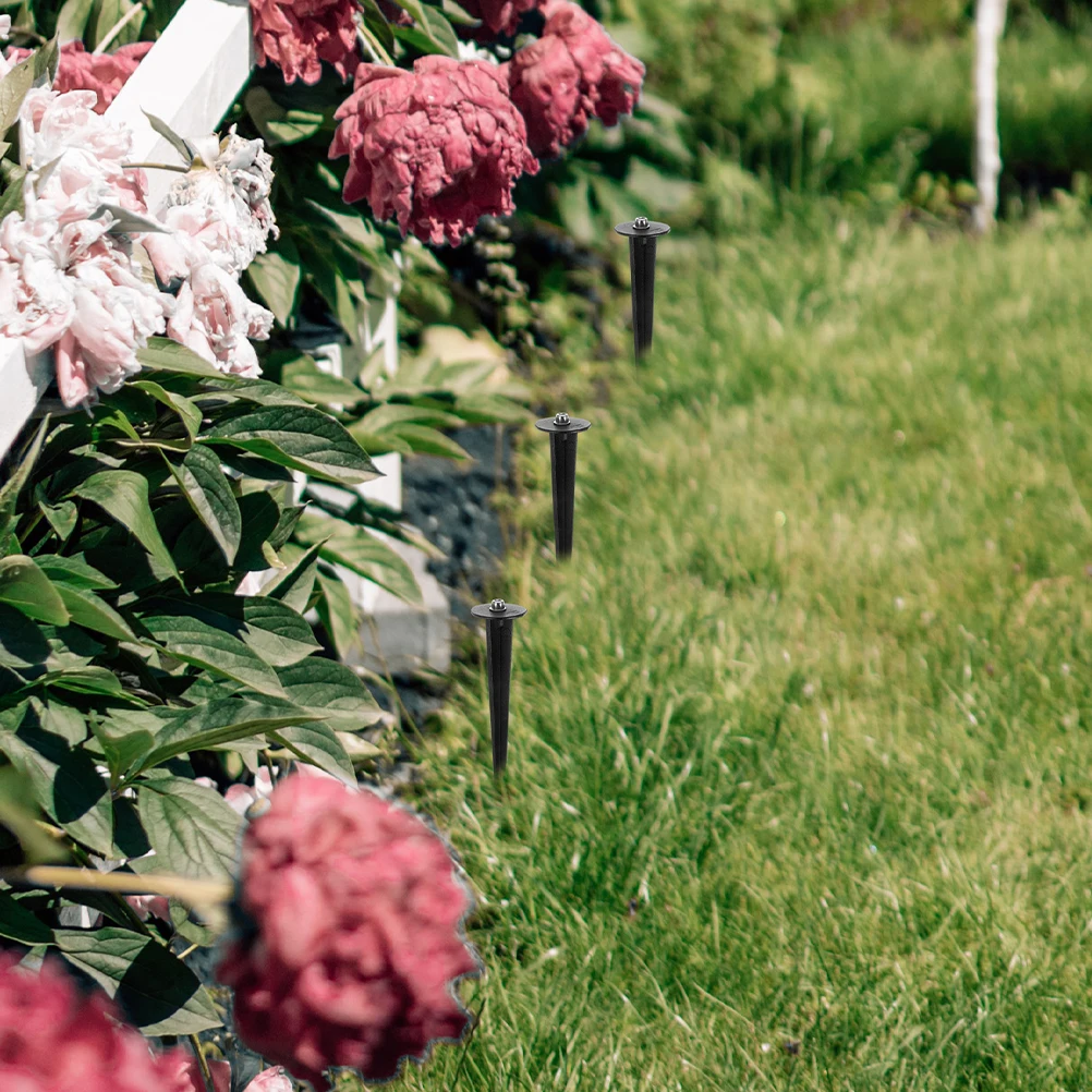 

4pcs Solar Ground Stakes Aluminum Replacement For Outdoor Lights Durable Lawn Yard Light Spikes Christmas Stakes Garden Decor