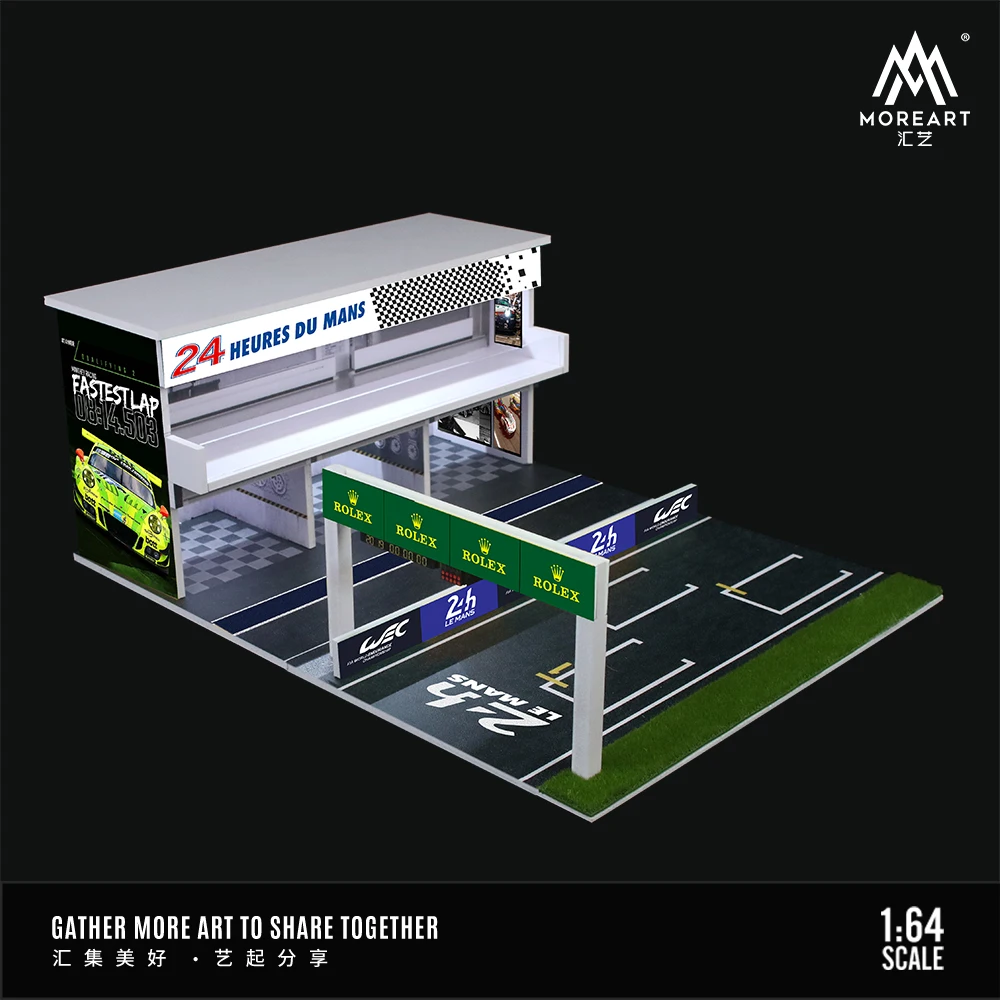 MoreArt&TimeMicro 1:64 Scena Montażowa Wydarzenia Carrera Cup w Azji - Dostępne od ręki