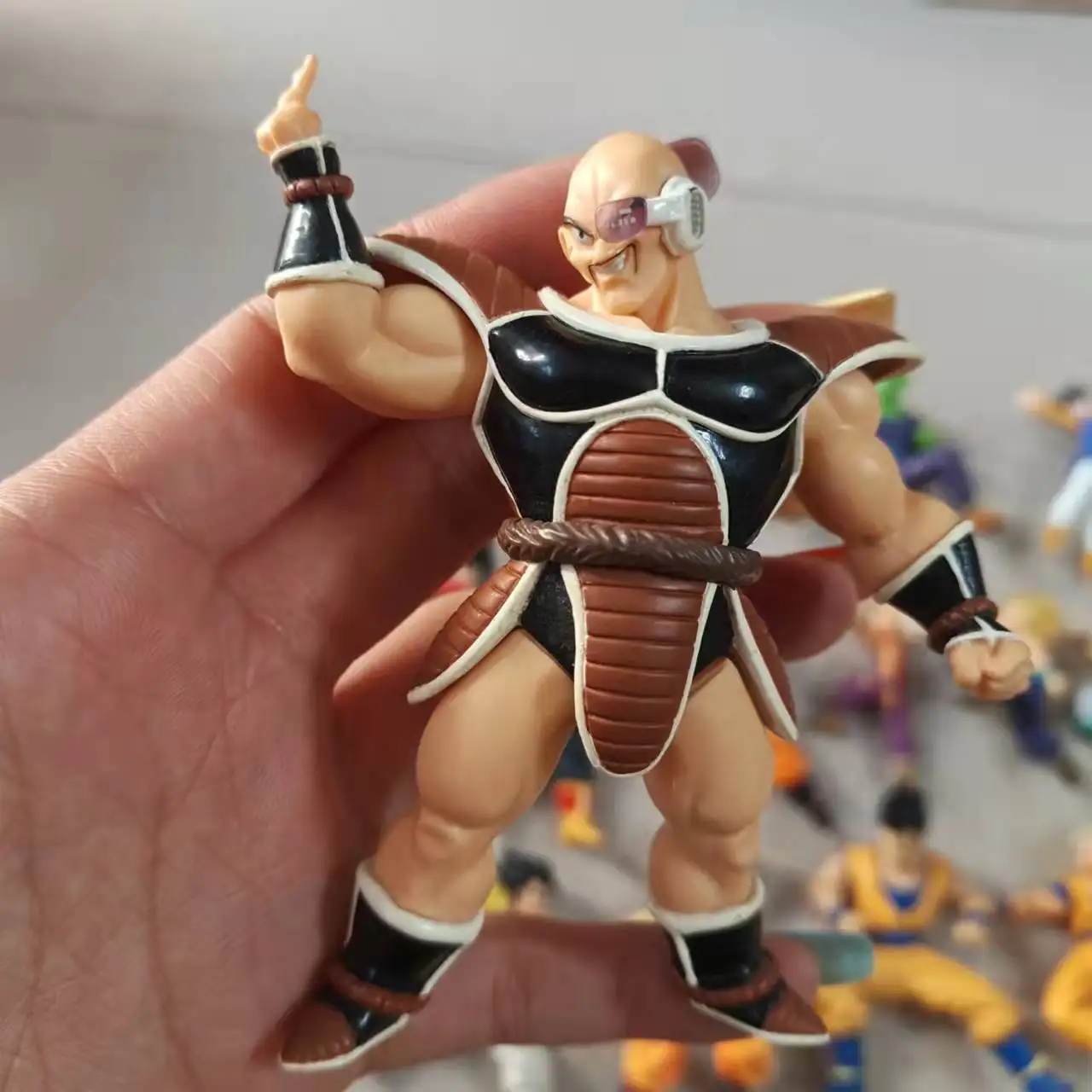 BANDAI figurka postaci z Dragon Ball japoński wersja prawdziwej HG Gachga Naba Vegetajv bez podstawy Model specjalny zabawki