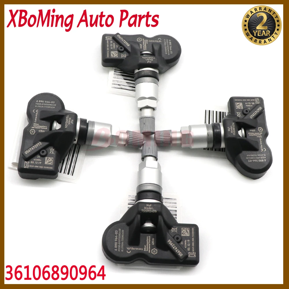 

36106890964 Датчик контроля давления в шинах TPMS подходит для BMW X1 X3 X4 Z4 2 3 4 5 6 7 320I Mini COOPER R60 ROOLS ROYCE Ghost 433 МГц