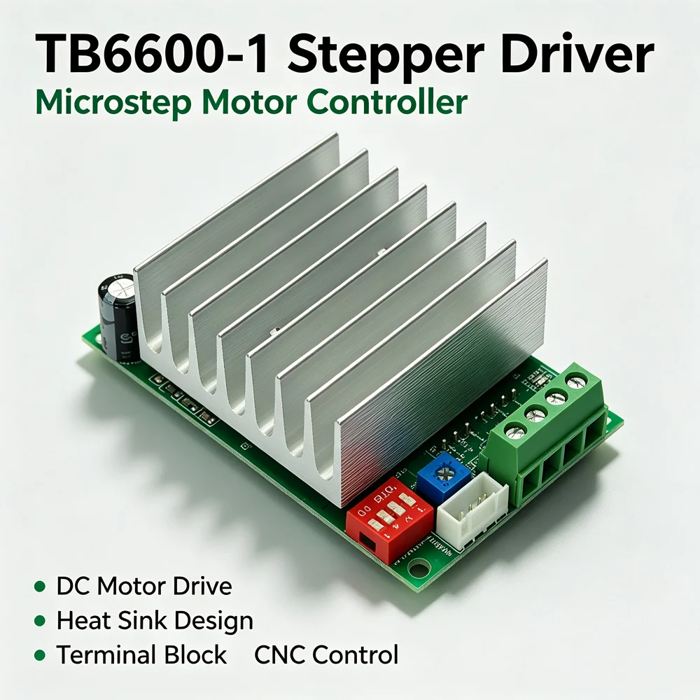TB6600-1 NEMA 17 23 34 Stepper Motor Driver Kit 4.5A 10V-45V Stepping Motor Drive Board for CNC Router Engraving Machine