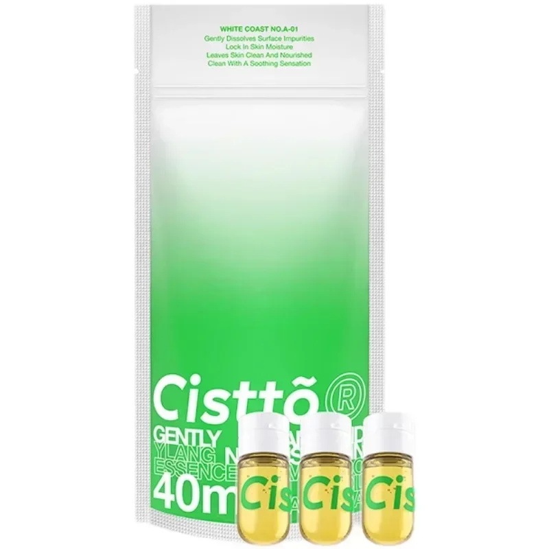 Cistto Makeup Remover Oil Ampoule Disposable Portable Deep Cleansing Gentle Makeup Remover For Face Eyes Lips Rare Beauty