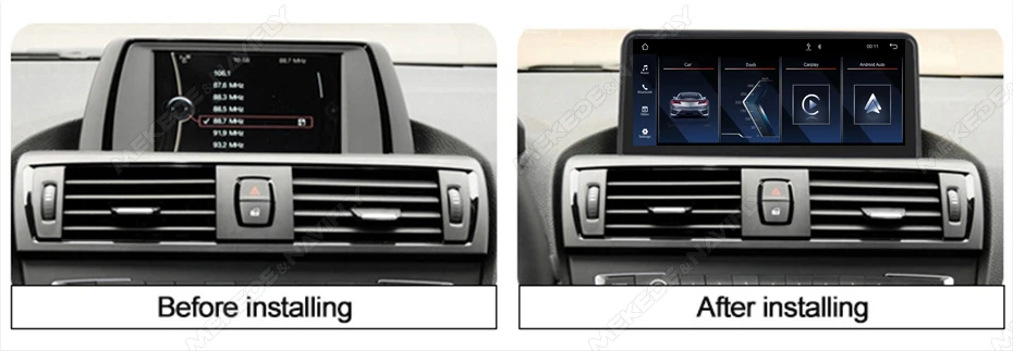 MEKEDE Linux-System Kabelloses CarPlay Android Auto Multimedia-Player Autoradio für BMW 1 2 3 4 Serie F20 F21 F22 F30 F31 F32 F33 – Detail 5