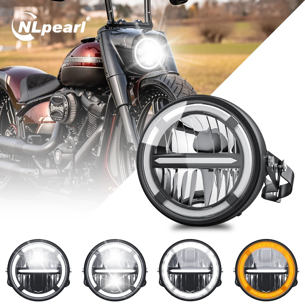 �y�Z�[�����zNLpearl 5.75 �C���`�I�[�g�o�C LED �w�b�h���C�g�v���W�F�N�^�[�n���[�z���C�g DRL �G���W�F���A�C�Y�n�[���[�c�[�����O�\�t�e�C���w���e�[�W�w�b�h�����v�p