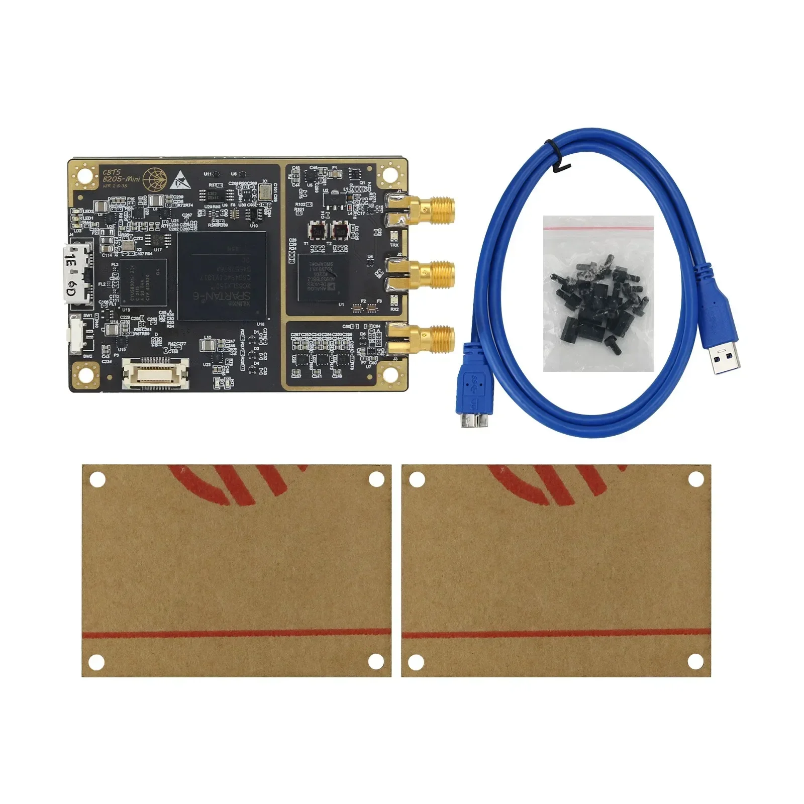 

Upgraded B205-MINI 70MHz-6GHz SDR Radio Board Software Defined Radio Compatible