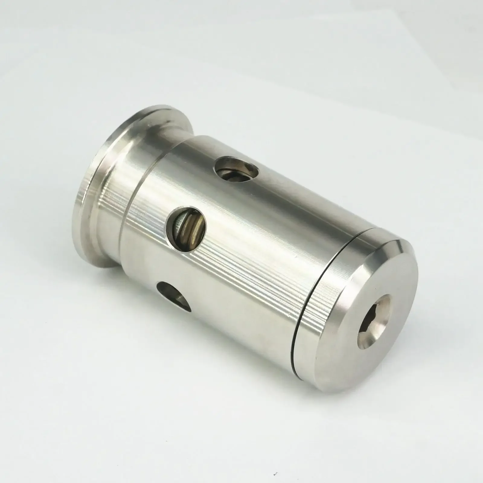 

Ferrule OD 50.5mm 0-1/1.8/2/3 Bar Adjustable 304 Stainless Steel Pressure Relief Breaker Vacuum Valve