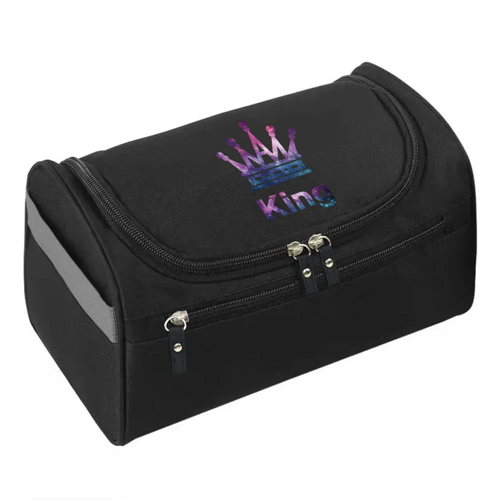 Camouflage Wash Bag Cheap Women Bags Men Waterproof Queen Print Canvas Travel Cosmetic Bag Organizer Case Necessaries Makeup Bag