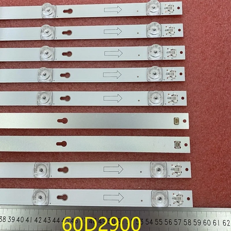 9pcs/set LED Strip For TCL U60P6026 U60P6064 60P20US U60V6026 L60P2-UD 60A730U L60P2-UD L60P2US 60U6700C TOT 60D2900