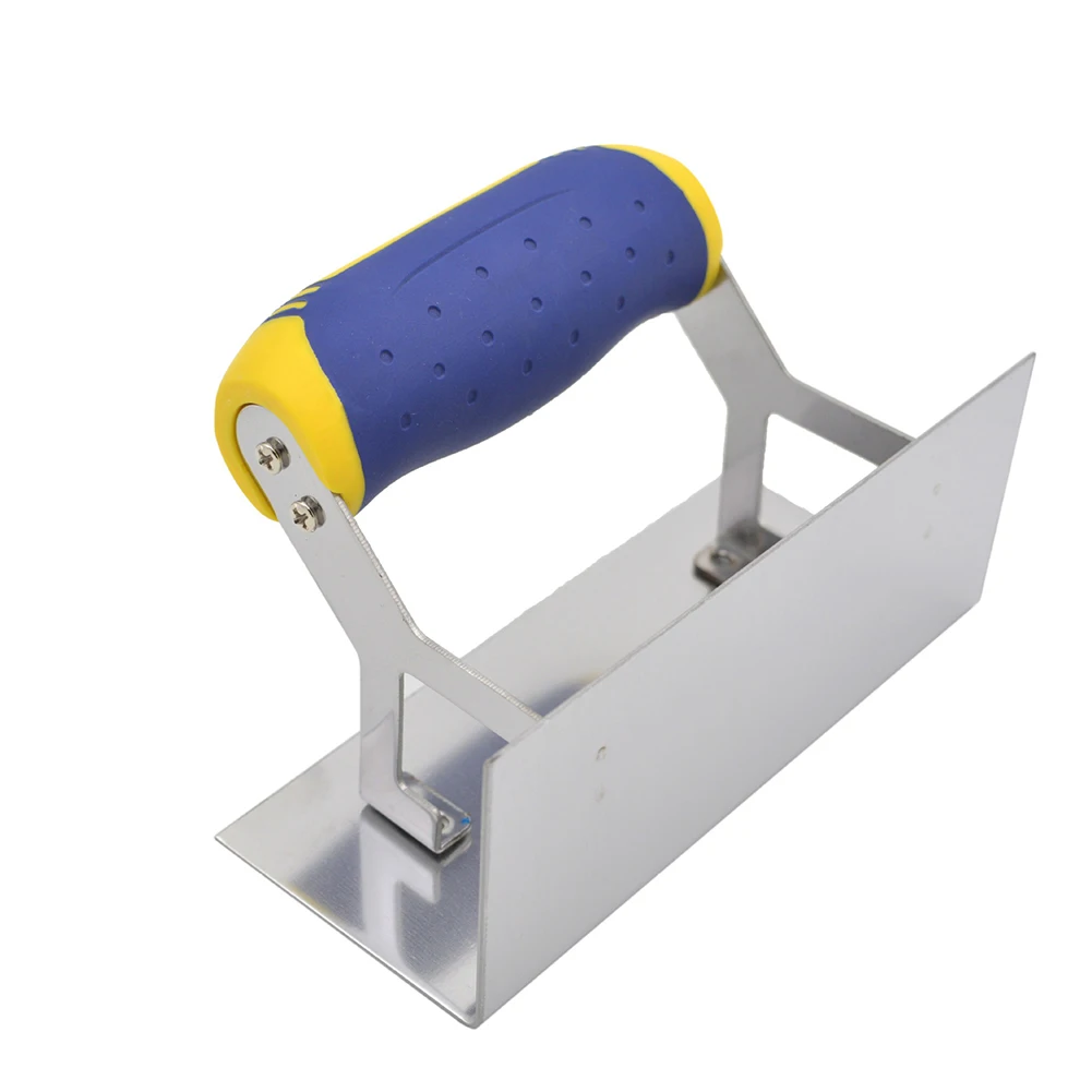 1Pcs Stainless Steel Concrete Hand Edger Groover Tools Set Plaster Cement Finishing 50x67x15mm Concrete Hand Edger