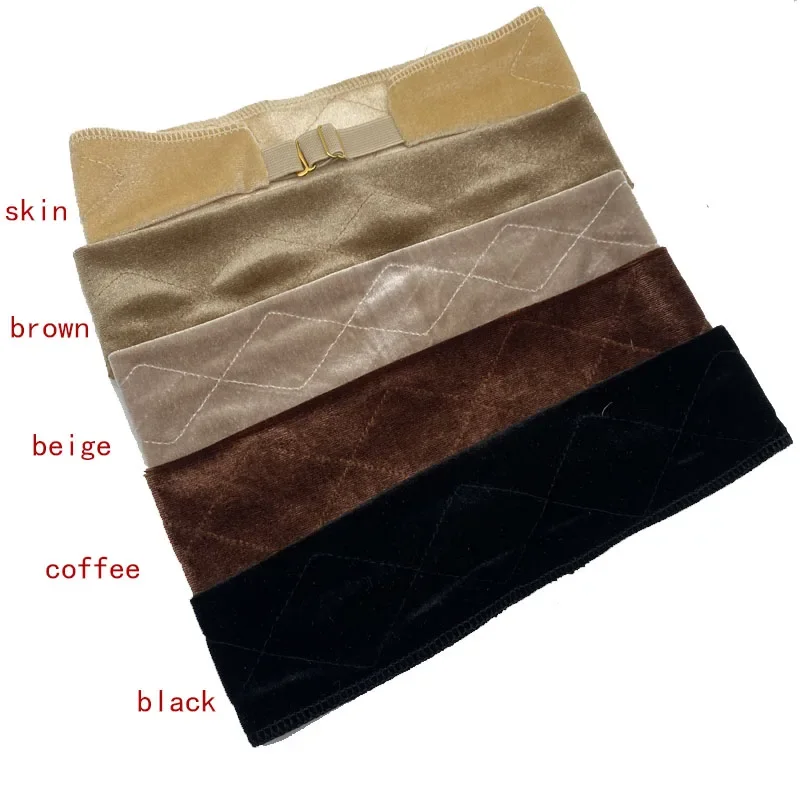 Non-slip Soft Velvet Women Wig Grips Headband Women Velvet Wig Adjustable Fasten Grip Band For Wig