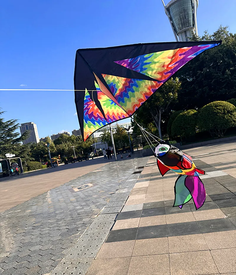 Frete grátis meias de peixe caudas de pipa cerf volant enfants sem fio linha de pipa brinquedos ao ar livre para crianças jogos de jardim aquastop